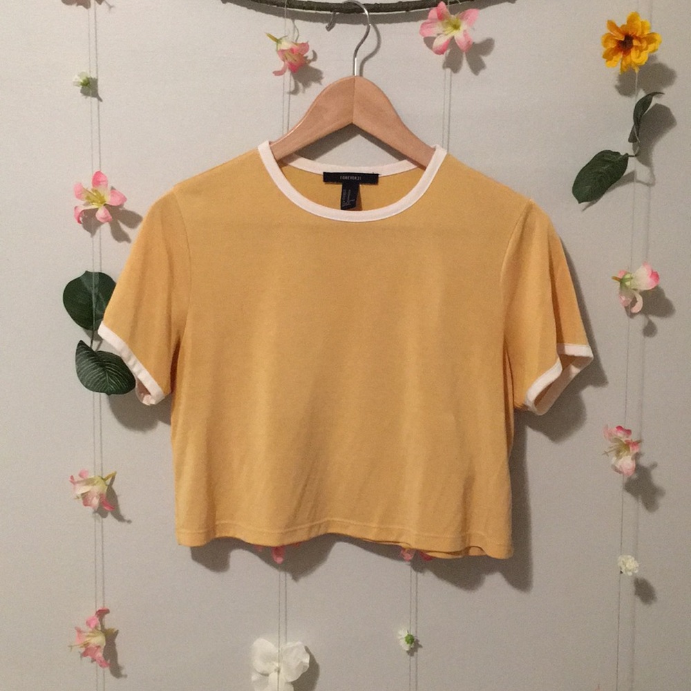 Cropped Forever 21 Tee